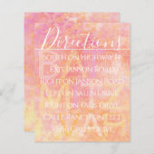 BMバーバルミツワー簡易微妙な方向カード (正面/裏面)