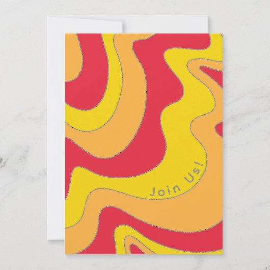 BMバーバルミツワー銀色の波 セーブザデート (裏面)