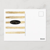 BMバー（ユダヤ教の）バル・ミツバーバルミツワー葉書招待状 ポストカード (裏面)