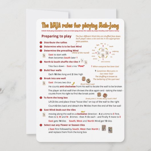 BMJAはカードを支配しま-遊ぶことを準備します 招待状 (正面)