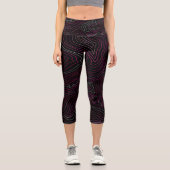 BModern Topographic Yoga Pants カプリレギンス (正面)