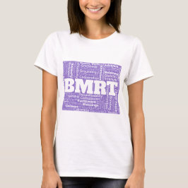 BMRTパープル言葉を広げよう！ Tシャツ