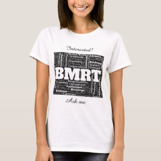 BMRTブラック。言葉を広げよう! Tシャツ