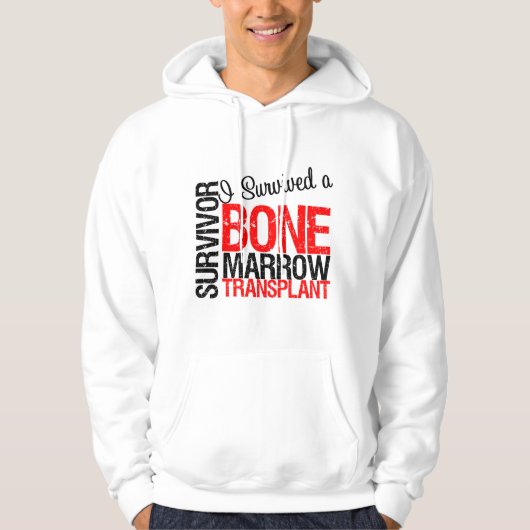 BMTの生存者-私は骨髄の移植を生き延びました パーカ (正面)