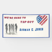 BMT卒業バナーをタップアウトする 横断幕 (横)