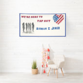 BMT卒業バナーをタップアウトする 横断幕 (インサイチュ)