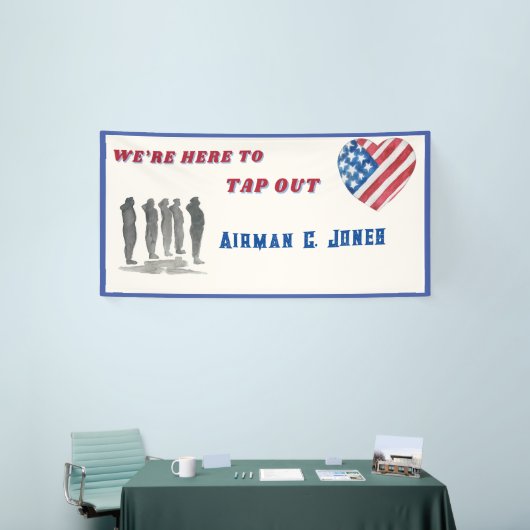 BMT卒業バナーをタップアウトする 横断幕 (トレードショー)