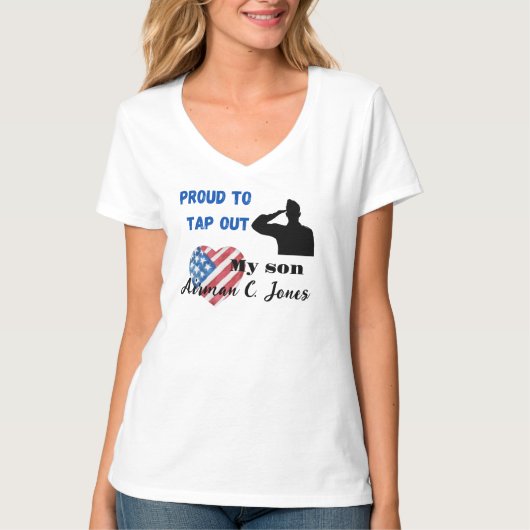 BMT卒業誇りを持ったをタップアウトするには Tシャツ (正面)