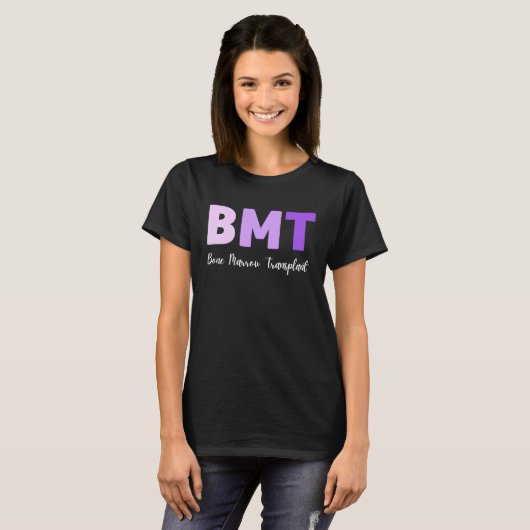 BMT Nurse Bone Marrow Transplant Nurse Emergency N Tシャツ (正面フル)
