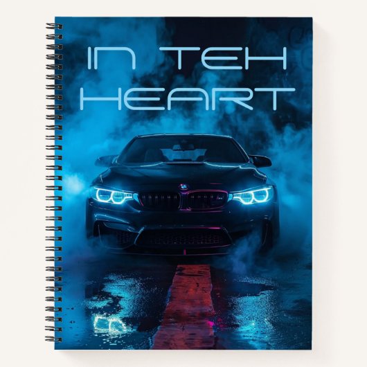 BMWのハート ノートブック (正面)