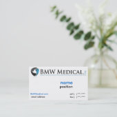 BMWの医学のカード設計 名刺 (スタンド正面)