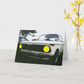 BMWの挨拶状 カード (黄色い花)