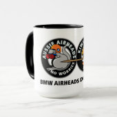 BMWの空挺堡のDownunderのマグ マグカップ (正面左)