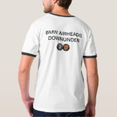 BMWの空挺堡のDownunder (オーストラリアの空挺堡)のTシャツ Tシャツ (裏面フル)