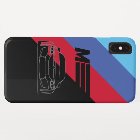 BMWのmpower Case-Mate iPhoneケース (裏面(横))