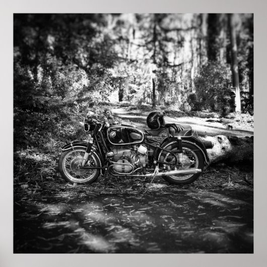 BMWオートバイポスター ポスター (正面)