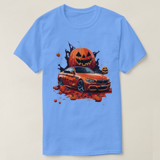 Bmwハロウィーンパンプキンス Tシャツ (デザイン正面)