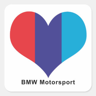 Bmwハートモータースポーツカーシール スクエアシール