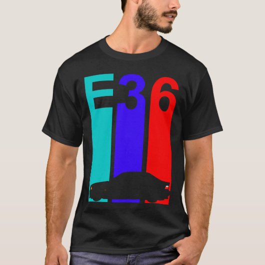 BMWバイマーE36 M40 E 36er Tシャツ (正面)