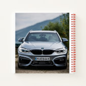 bmwプリントされた子供のホワイトページノートブック ノートブック (裏面)