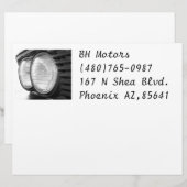 BMWヘッドライトのレターヘッド レターヘッド (正面/裏面)