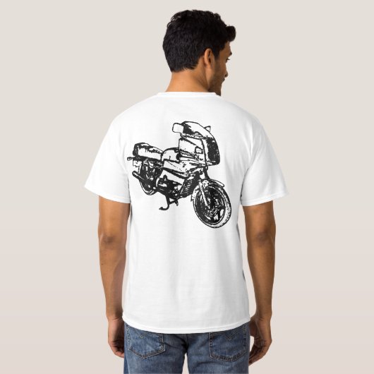 BMWーR100RS Tシャツ (裏面フル)