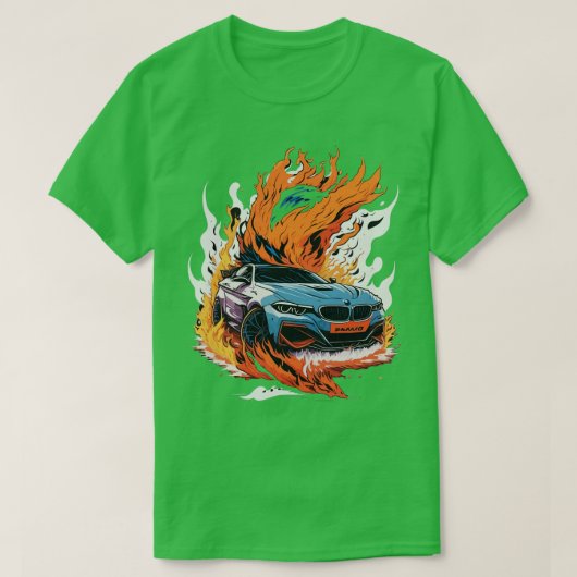 BMW恋人6 Tシャツ (デザイン正面)