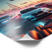 BMW車の素晴らすごいしいポスター フォトプリント            (角)