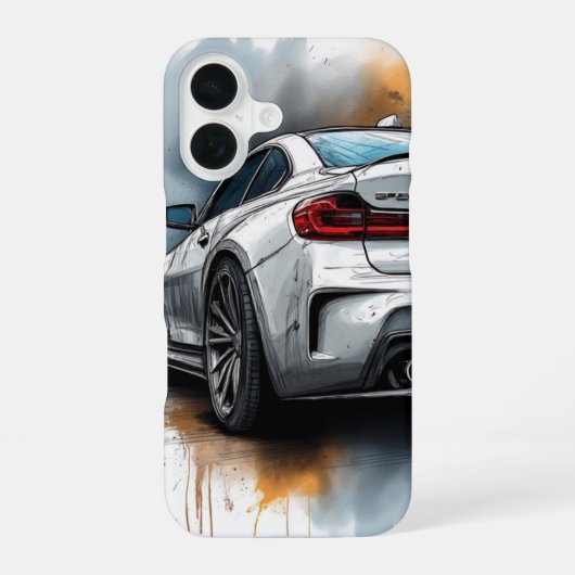 BMW ///アート・イン・モーション iPhone 16ケース (裏面)