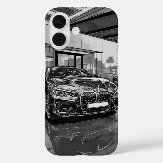BMW - シャドウグリル・ドミナンス Case-Mate iPhoneケース (裏面)