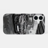 BMW - シャドウグリル・ドミナンス iPhone 16ケース (裏面横)