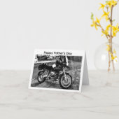 BMW バイク 父の日 カード (黄色い花)