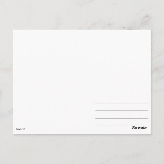 BMW ポストカード (裏面)