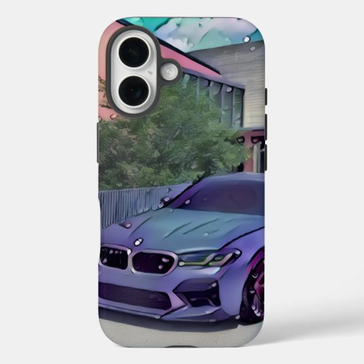 BMW 車の携帯電話の背面カバー Case-Mate iPhoneケース (裏面)