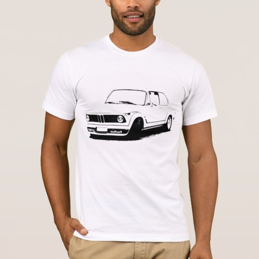 BMW 2002年のターボ Tシャツ (正面)