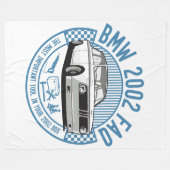BMW 2002年のFAQ Blaket フリースブランケット (正面(横))