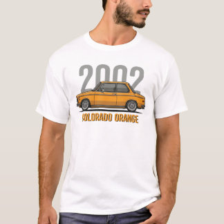 BMW 2002 コロラドオレンジ クラシックカー Tシャツ