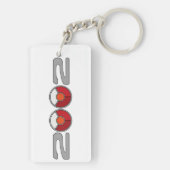 BMW 2002 stop redondo キーホルダー (裏面)