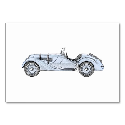BMW 328 1936年 テーブルナンバー (正面)