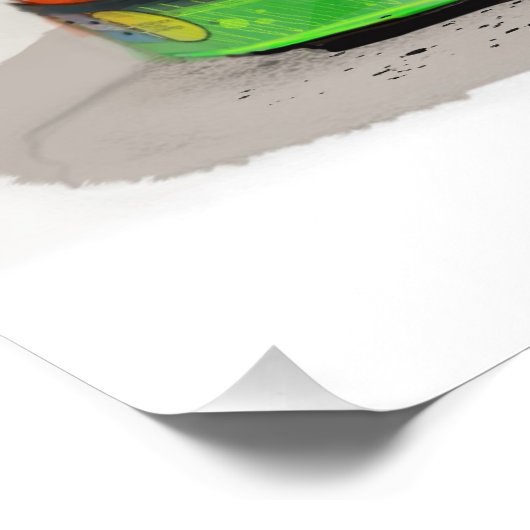 BMW 3.0 CSLアルピナ ポスター (コーナー)