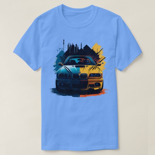BMW 3 E Tシャツ (デザイン正面)
