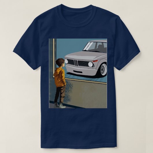 Bmw e10 2002キッズドリーム tシャツ (デザイン正面)