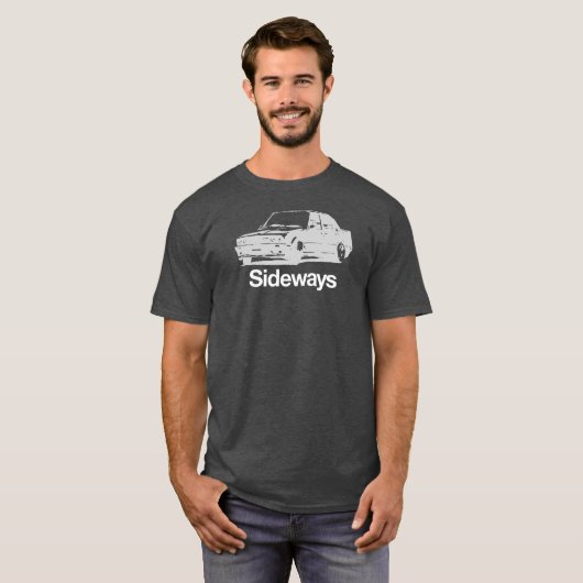 BMW E30の漂流 Tシャツ (正面フル)