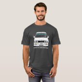 BMW E30 M3第30記念日の(白い)白いタイプ Tシャツ (正面フル)