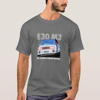 BMW E30 M3 DTMのレーサー(Warsteiner)の白いタイプ Tシャツ
