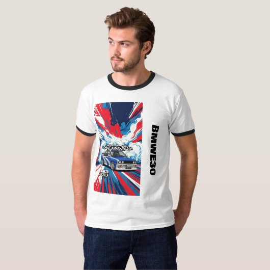 BMW E30 Tシャツ (正面フル)