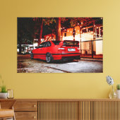 BMW E36レーサー キャンバスプリント (インサイチュ (リビング))