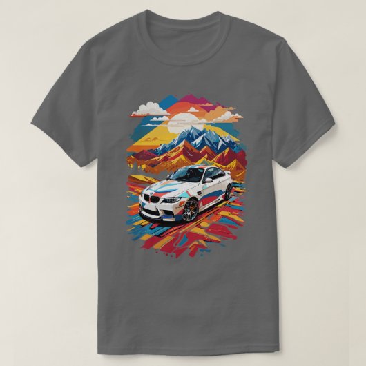 Bmw E92クーペ Tシャツ (デザイン正面)