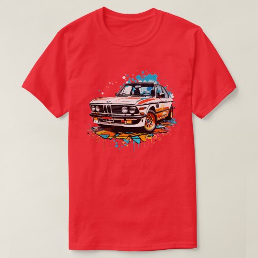 BMW E9 Tシャツ (デザイン正面)