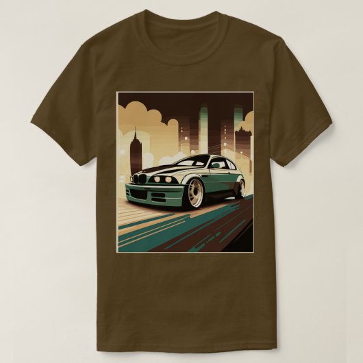 BMW E 1 Tシャツ (デザイン正面)
